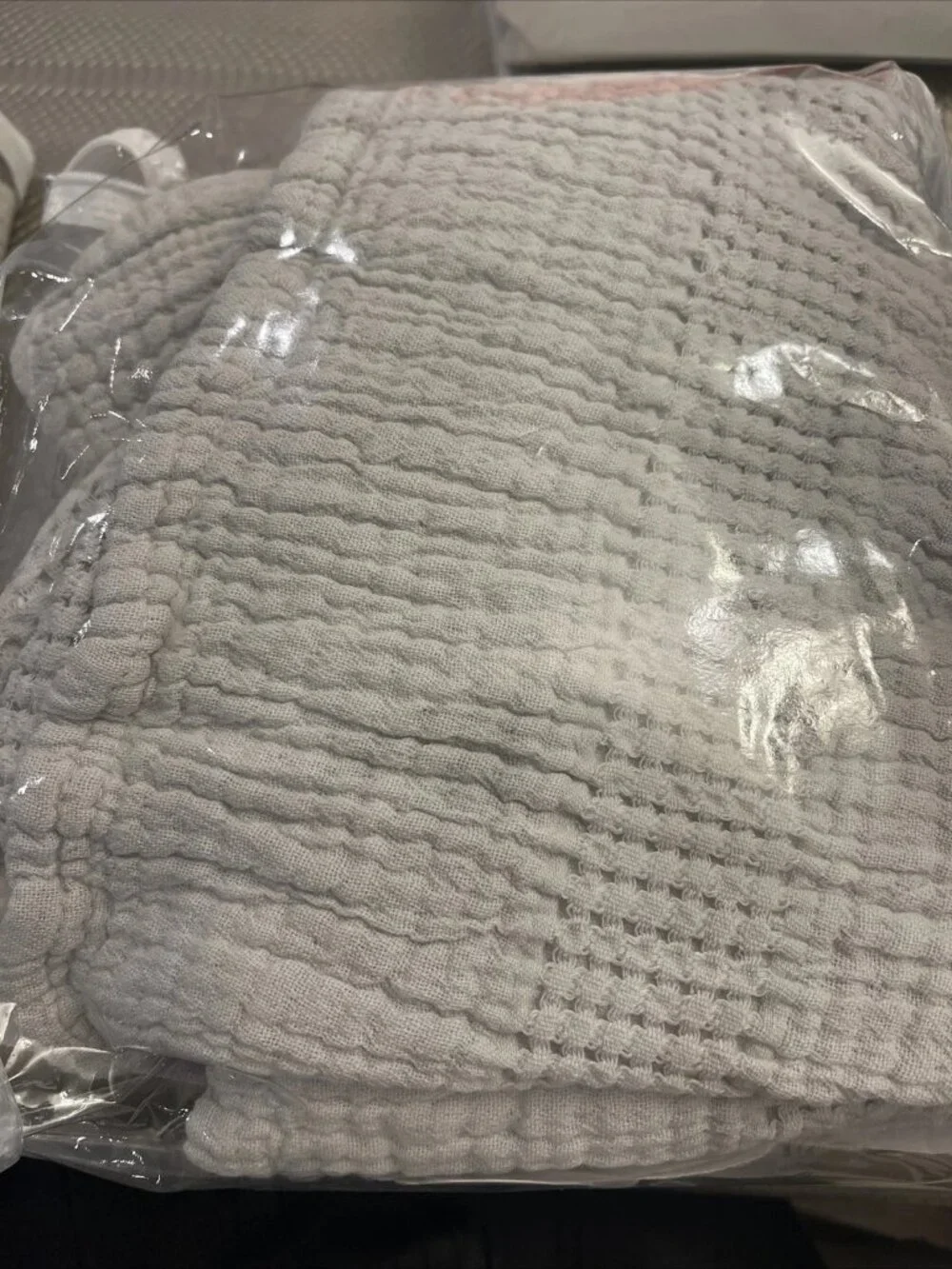 Pom Pom at Home Nantucket Gray Standard Sham Anthropologie Matelasse Hilde Zuma